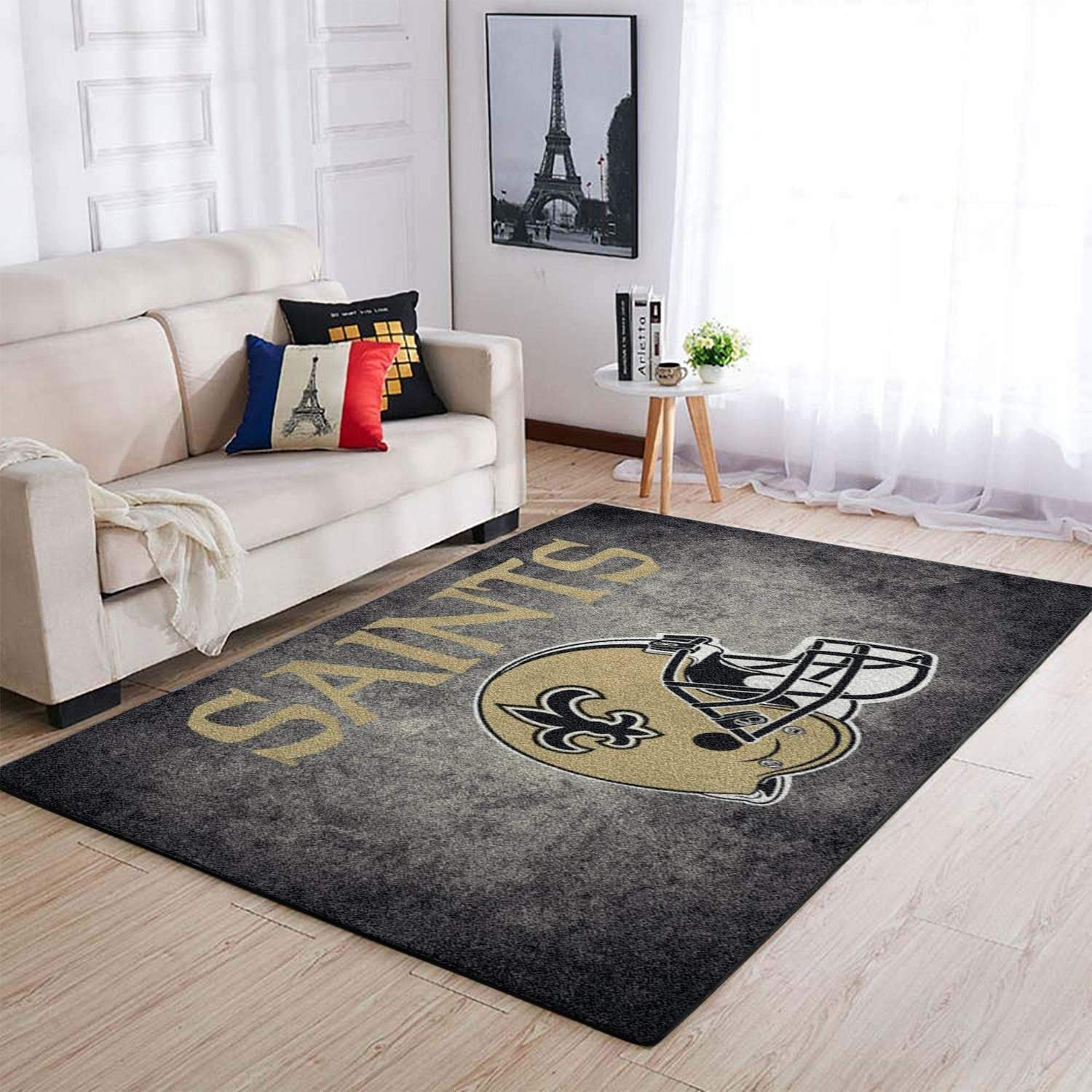 Nfl Football Team New Orleans Saints Area Rug Home Decor