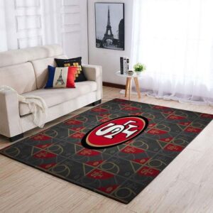 Nfl Sf 49ers Area Rug Rugs For Living Room