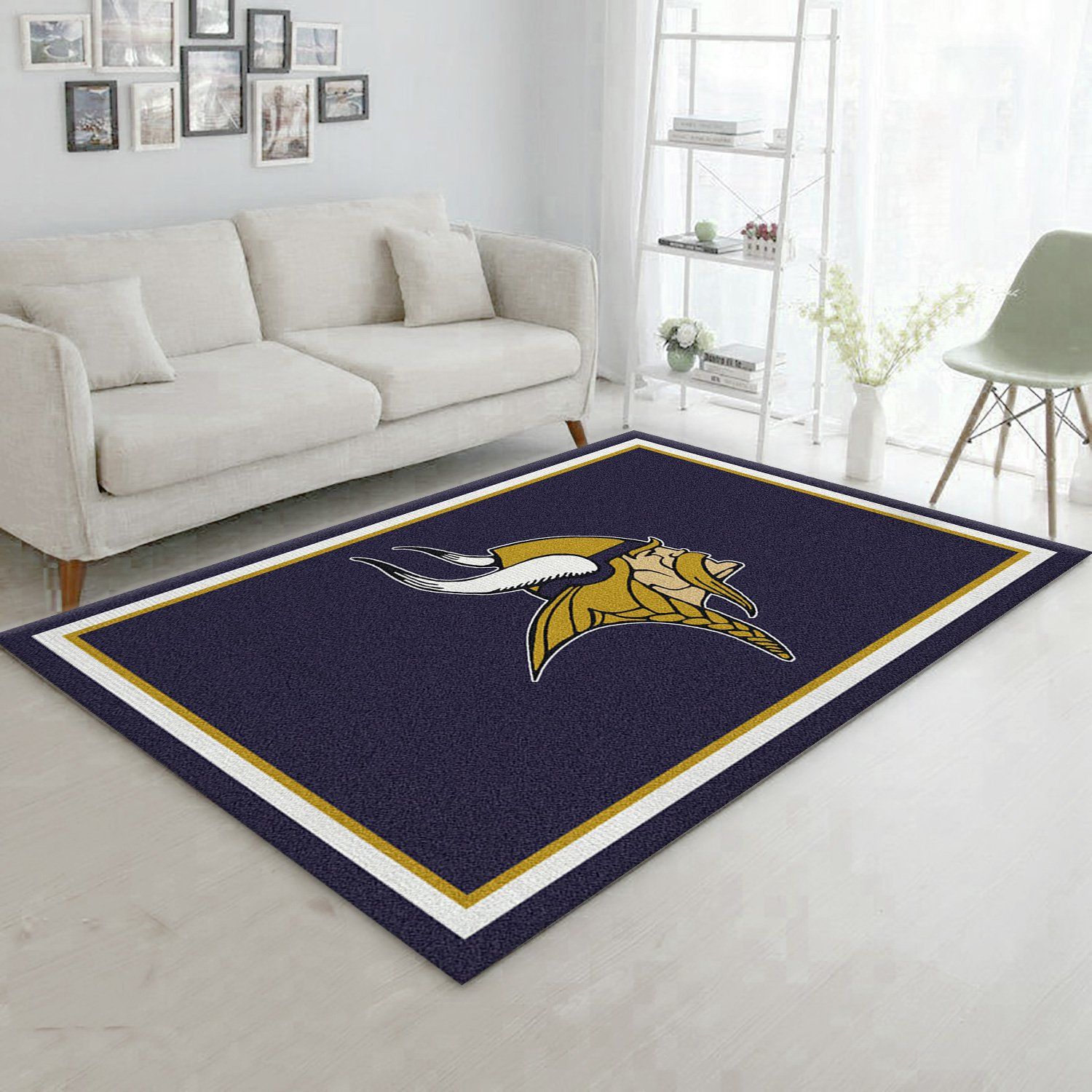 Nfl Spirit Minnesota Vikings Area Rug