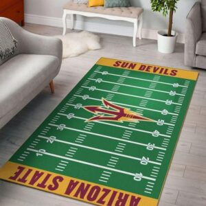 Nfl Team Arizona State Sun Devils Home Field Area Rug Home Decor