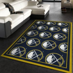 Nhl Repeat Buffalo Sabres Area Rug