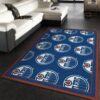 Nhl Repeat Edmonton Oilers Area Rug Carpet