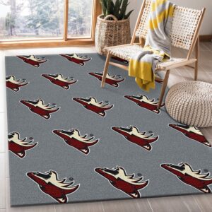 Nhl Repeat Phoenix Coyotes Team Logo Area Rug