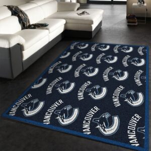 Nhl Repeat Vancouver Canucs Area Rug Carpet