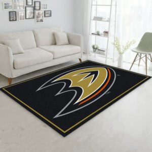 Nhl Spirit Anaheim Ducks Team Logo Area Rug
