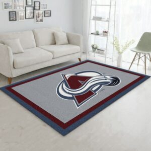 Nhl Spirit Colorado Avalanche Area Rug Carpet