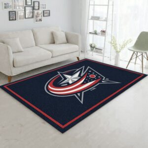 Nhl Spirit Columbus Bluejackets Area Rug Carpet