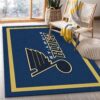 Nhl Spirit St Louis Blues Team Logo Area Rug