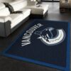 Nhl Spirit Vancouver Canucks Team Logo Area Rug