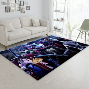 Nightmare Before Christmas Ver11 Area Rug For Christmas Bedroom Rug Christmas Gift US Decor