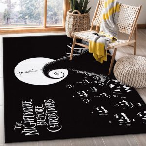 Buy The Nightmare Before Christmas Louis Vuitton Runner Rug - Rugwix Decor