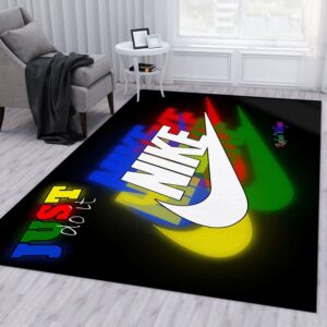 Nike Area Rug Bedroom Rug Family Gift US Decor