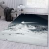 Nike Area Rug For Christmas Bedroom Rug Family Gift US Decor