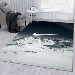 Nike Area Rug For Christmas Bedroom Rug Family Gift US Decor