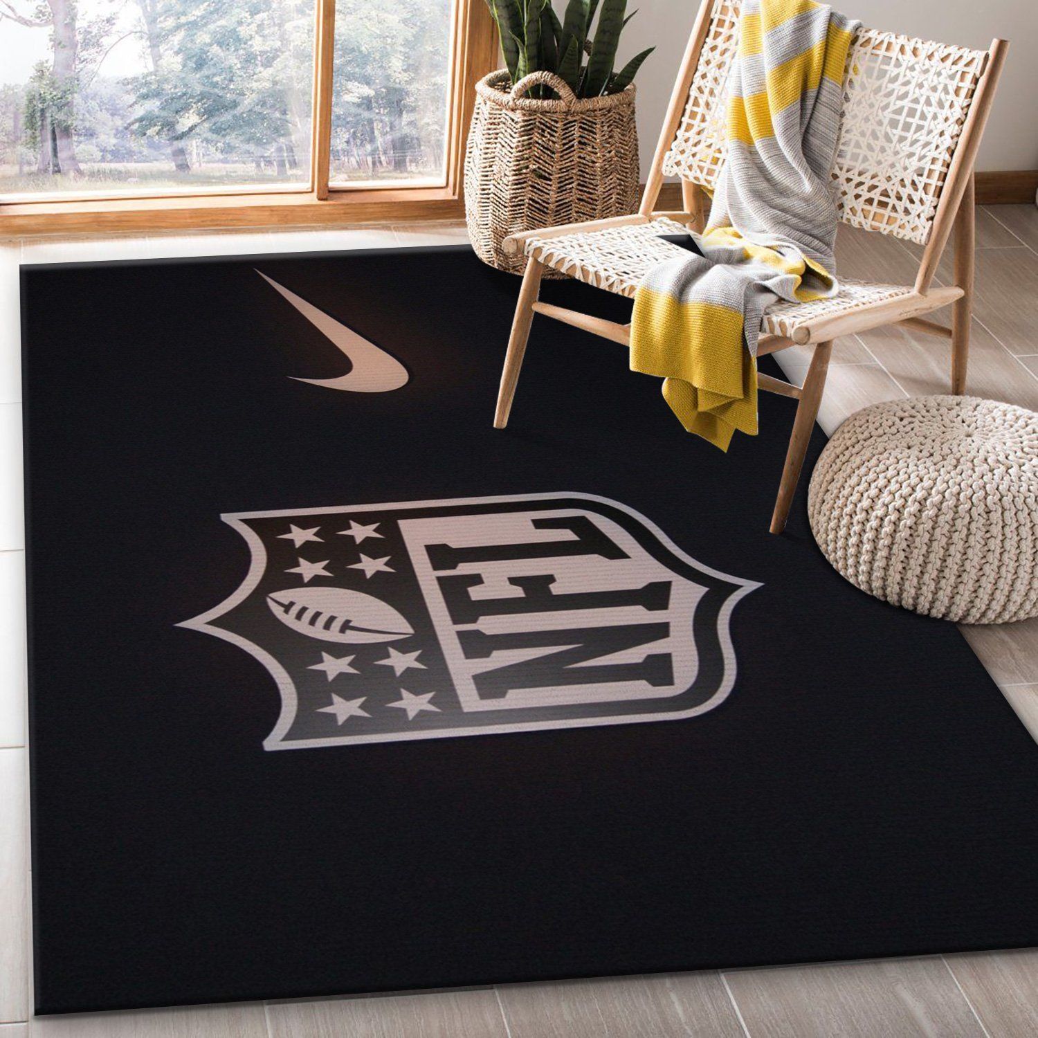 Nike Ft Nfl Area Rug Bedroom Rug Floor Decor Home Decor Travels in