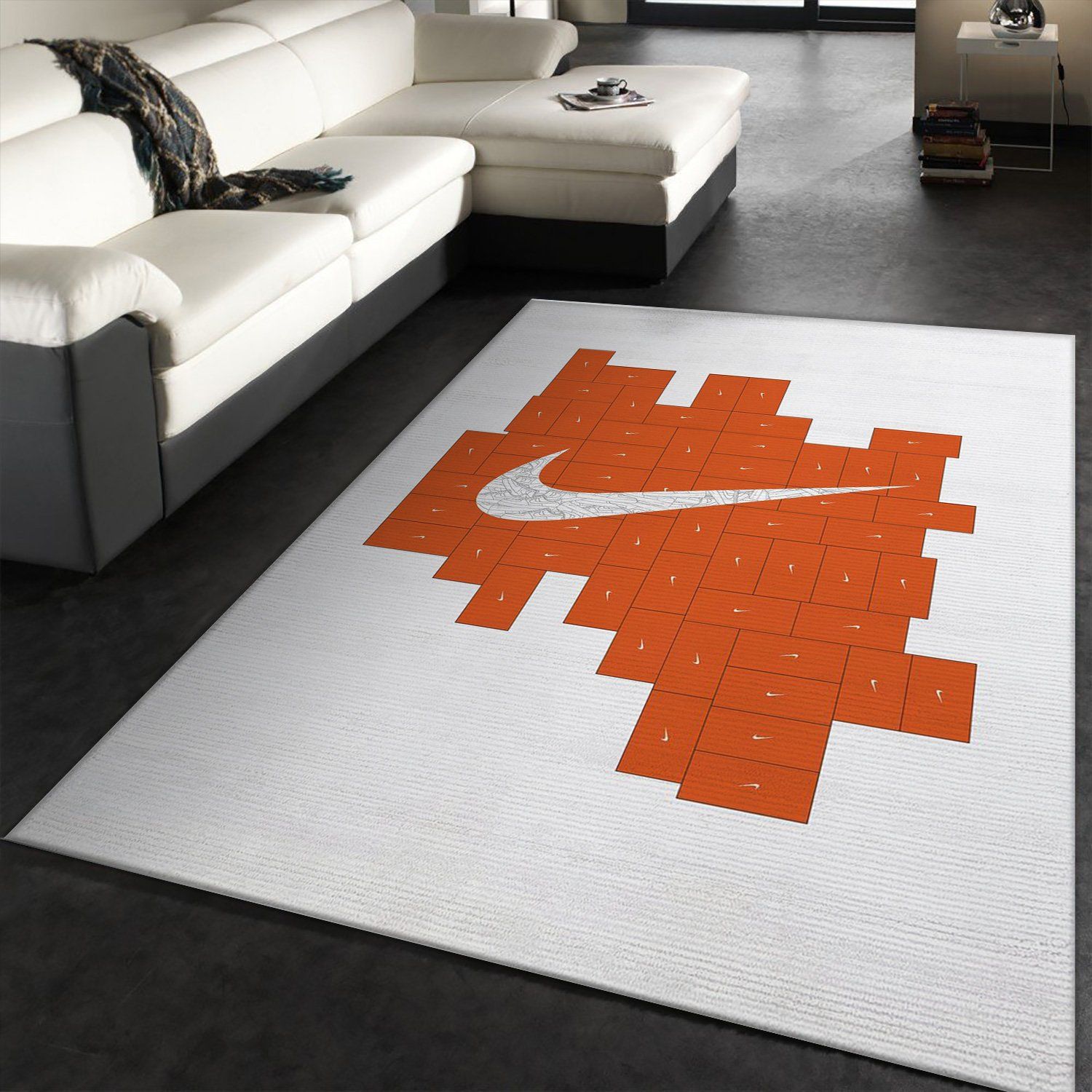 Nike Logo Rectangle Rug Living Room Rug Floor Decor Home Decor - Travels in  Translation
