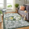 Oakland Athletics Mlb Team Logo Skull Style Nice Gift Home Decor Rectangle Area Rug