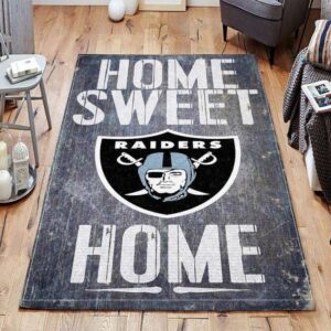 Oakland Raiders Nfl Area Rugs Living Room Carpet Fn041207 Christmas Gift Floor Decor