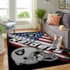 Oakland Raiders Nfl Team Logo American Style Nice Gift Home Decor Rectangle Area Rug