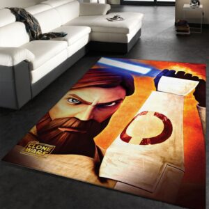 Obi Wan Star War Character Rug