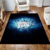 Oklahoma City Thunder NFL Rug Bedroom Rug Christmas Gift US Decor
