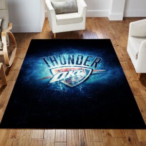 Oklahoma City Thunder NFL Rug Bedroom Rug Christmas Gift US Decor