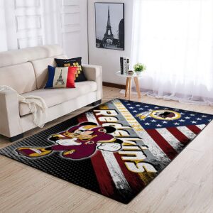 Oklahoma City Thunder Nba Team Logo Skull Flower Style Nice Gift Home Decor Rectangle Area Rug
