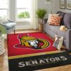 Ottawa Senators Nhl Team Logo Style Nice Gift Home Decor Rectangle Area Rug