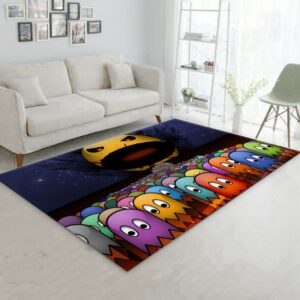 Pacman Eat Pacman Area Rug Living Room Rug Christmas Gift US Decor