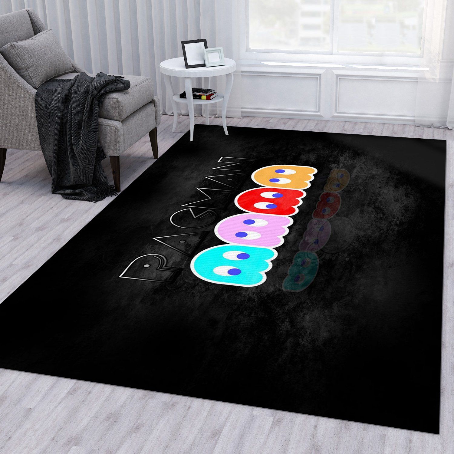 Pacman Normal Area Rug For Christmas Bedroom Rug Floor Decor Home Decor