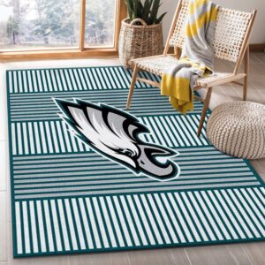 Philadelphia Eagles Imperial Champion Rug NFL Area Rug For Christmas