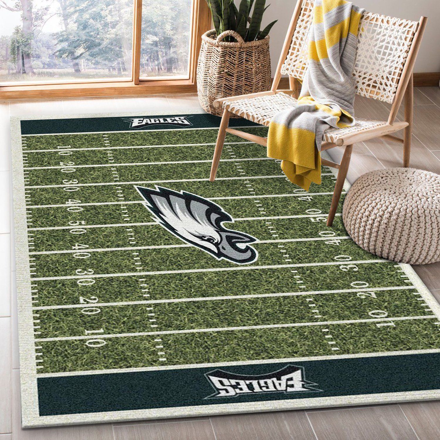 Philadelphia Eagles NFL Vintage Roundel Rug