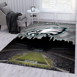 Philadelphia Eagles NFL Rug Living Room Rug Floor Decor Home Decor