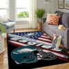Philadelphia Eagles Nfl Team Logo American Style Nice Gift Home Decor Rectangle Area Rug