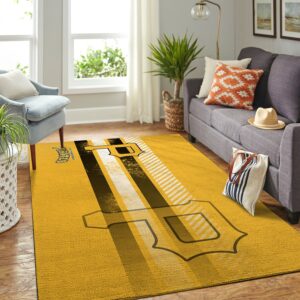 Pittsburgh Pirates Mlb Team Logo Nice Gift Home Decor Rectangle Area Rug