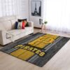 Pittsburgh Pirates Mlb Team Logo Wooden Style Style Nice Gift Home Decor Rectangle Area Rug
