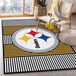 Pittsburgh Steelers Imperial Champion Rug NFL Area Rug For Christmas