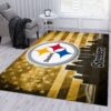 Pittsburgh Steelers NFL Area Rug Bedroom Rug Floor Decor Home Decor
