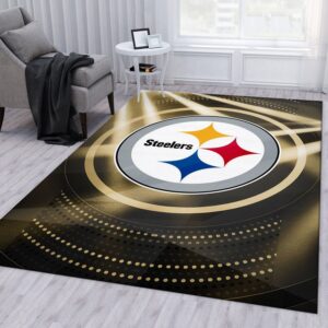 Pittsburgh Steelers NFL Area Rug Bedroom Rug US Gift Decor