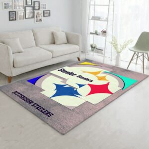 Pittsburgh Steelers NFL Rug Living Room Rug Christmas Gift US Decor