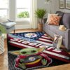 Pittsburgh Steelers Nfl Team Logo Baby Yoda Us Style Nice Gift Home Decor Rectangle Area Rug