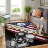 Pittsburgh Steelers Nfl Team Logo Snoopy Us Style Nice Gift Home Decor Rectangle Area Rug