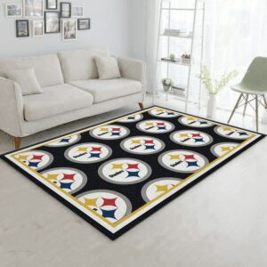 Pittsburgh Steelers Repeat Rug Nfl Team Area Rug