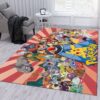 Pokemon All Anime Rug Bedroom Rug Christmas Gift US Decor