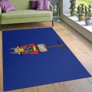 Pokemon Thor Anime Area Rug Bedroom Rug Christmas Gift US Decor