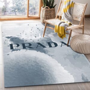Prada Area Rug Fashion Brand Rug Christmas Gift US Decor