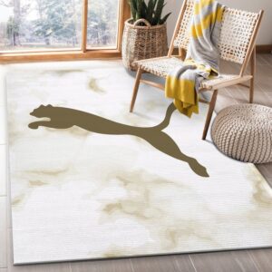 Puma Rectangle Rug Fashion Brand Rug Christmas Gift US Decor