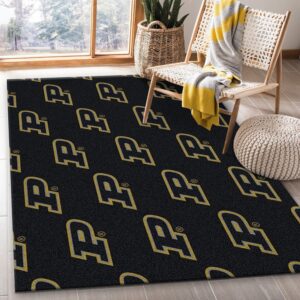 Purdue University Repeating Logo Rug NCAA Area Rug