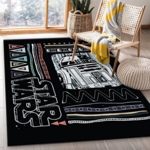 R2 D2 Pattern Area Rug Star Wars Arts Rug Home US Decor
