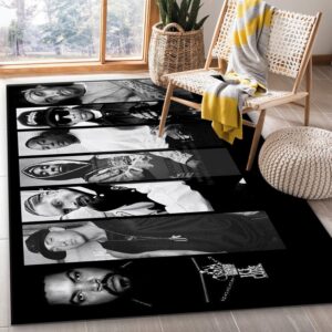 Rapper Ver2 Area Rug For Christmas Living Room Rug US Gift Decor